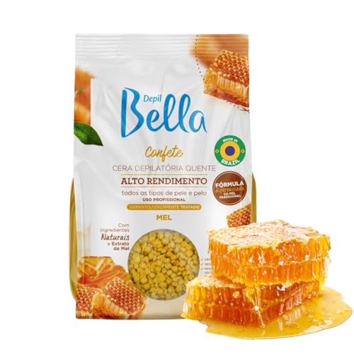 Hard Wax Beads Honey 2.2 lbs for Hair Removal - Professional Brazilian Wax