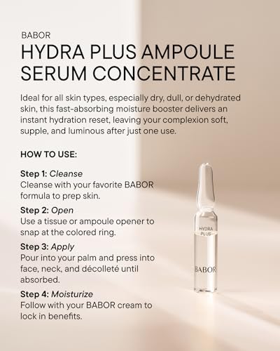Hydra Plus Hyaluronic Acid Serum - 7-Day Hydrating Facial Treatment