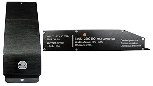 12V Dimmable Electronic Transformer 40W for LED Under Cabinet Lighting - Magnitude E40L12DC-KO
