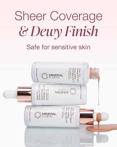 Mineral Fusion Sheer Tint SPF 50 Face Serum - Medium, 1 Fl Oz