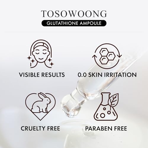 TOSOWOONG Glutathione 2% Serum - 1.01 Fl Oz Anti-Aging & Brightening
