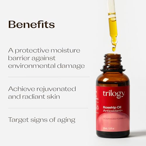 Organic Rosehip Oil Duo Set - 0.5 Fl Oz Each, Antioxidant Skin Care