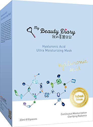 Hyaluronic Acid Moisturizing Facial Mask - 8 Sheet Pack
