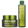 APRILSKIN Calm & Hydrate Duo - Artemisia Korean Rice Toner & Artemisia Squalane Hydra Gel Cream, Soothing Care and Deep Hydration for Balanced, Radiant Skin