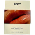 REFY Mini Lip Gloss Trio ? Clear, Rosewood & Topaz Shades, Hydrating Non-Sticky Lip Gloss Set, 3 x 5 ml