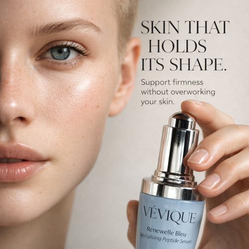 Renewelle Bleu Peptide Serum ? Anti-Aging Face Serum, Copper Peptides & Epidermal Growth Factor (EGF), Niacinamide, Ceramides, Bio Peptides, Smooth Fine Lines & Promotes Radiant Skin, 1 Fl Oz