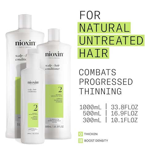 NIOXIN System 2 Hair Thickening Conditioner - 16.9 Fl Oz | Natural Hair Care