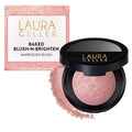 LAURA GELLER Baked Blush-n-Brighten Powder Blush - Ethereal Rose 1.6oz - Buildable, Hydrating Makeup for Mature Skin