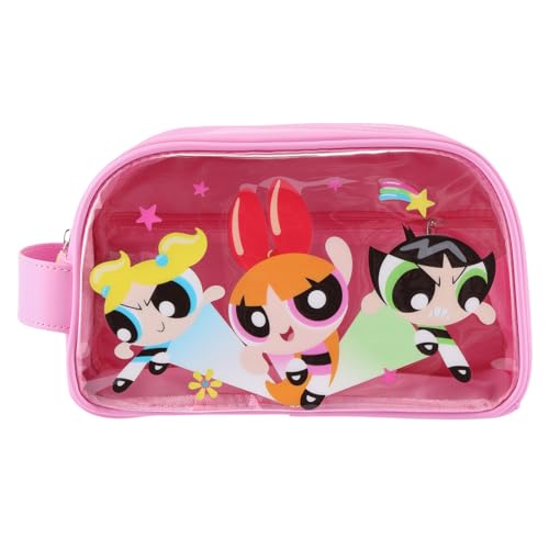 Powerpuff Girls Makeup Bag - Large Waterproof Cosmetic Organizer by MINISO