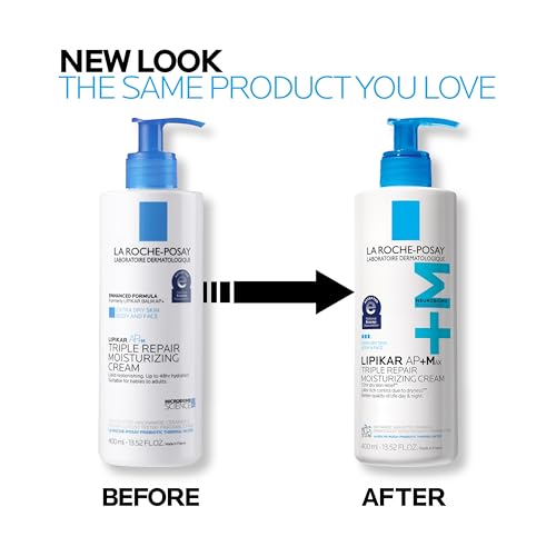 La Roche-Posay Lipikar AP+MAX Triple Repair Moisturizing Body Cream 8.03 Fl Oz Pack of 2