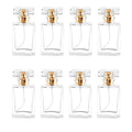 Refillable Perfume Spray Bottle Set - 8 x 30ml Glass Travel Atomizers with Fine Mist Pump