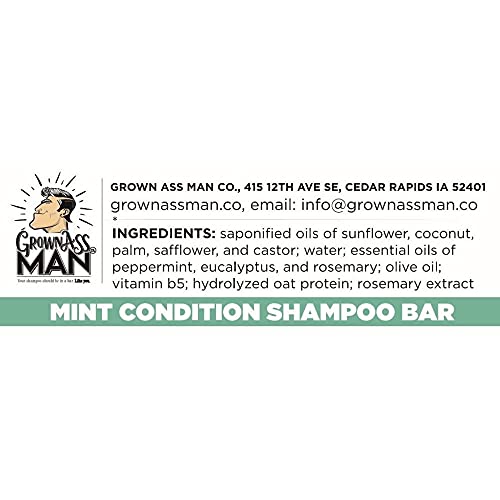 Solid Shampoo Bar 3-in-1 for Hair, Beard & Body - Variety Pack 4oz x3