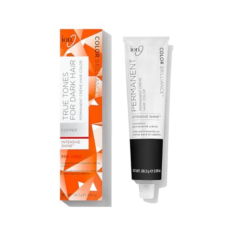Ion True Tones for Dark Hair Permanent Cr?me Hair Color Copper Copper