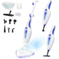Aspiron 12-in-1 Steam Mop with Aquamarine Variation, 1500W Handheld Steam Cleaner