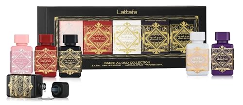 Lattafa Bade'e Al Oud 5×5ml Perfume Gift Set Unisex Fragrances Collection