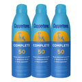 Coppertone Complete Sunscreen Spray SPF 50, Spray Sunscreen for Body, Lightweight, Water Resistant, 5.5 Oz, Pack of 3