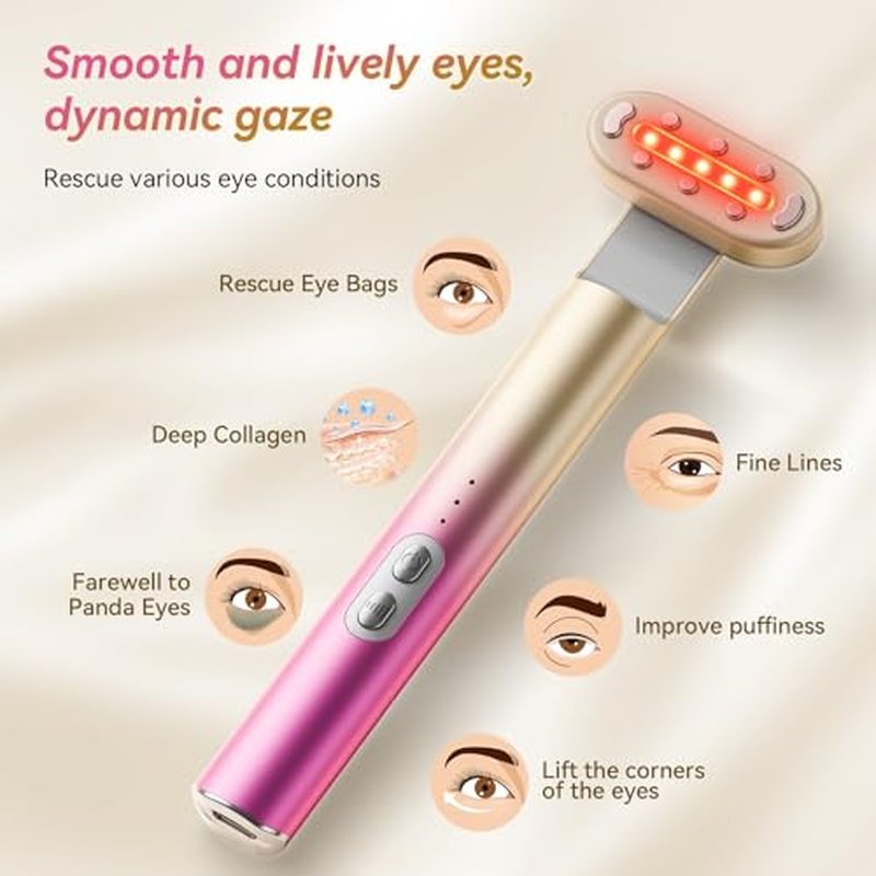 7 in 1 Red-Light-Therapy£¬Red Light Therapy for Face Eye Skincare Equipment at Home£¬Red for Skincare & Blue Rejuvenation Tool