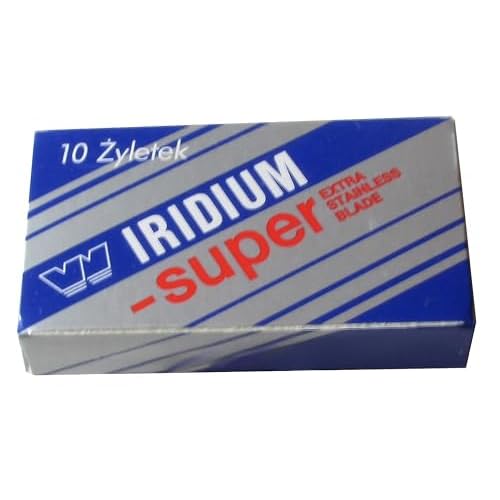 Wizamet Super Iridium Double Edge Razor Blades Pack of 100