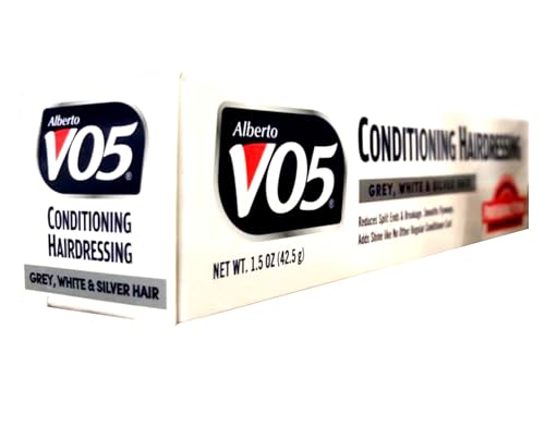 VO5 Conditioning Hairdressing for Gray and Silver Hair - 6 Pack 1.5oz Tubes
