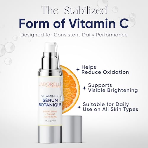 Vitamin C Face Serum with Hyaluronic Acid & Ferulic Acid - Brightening & Dark Spot Corrector - 1 fl oz