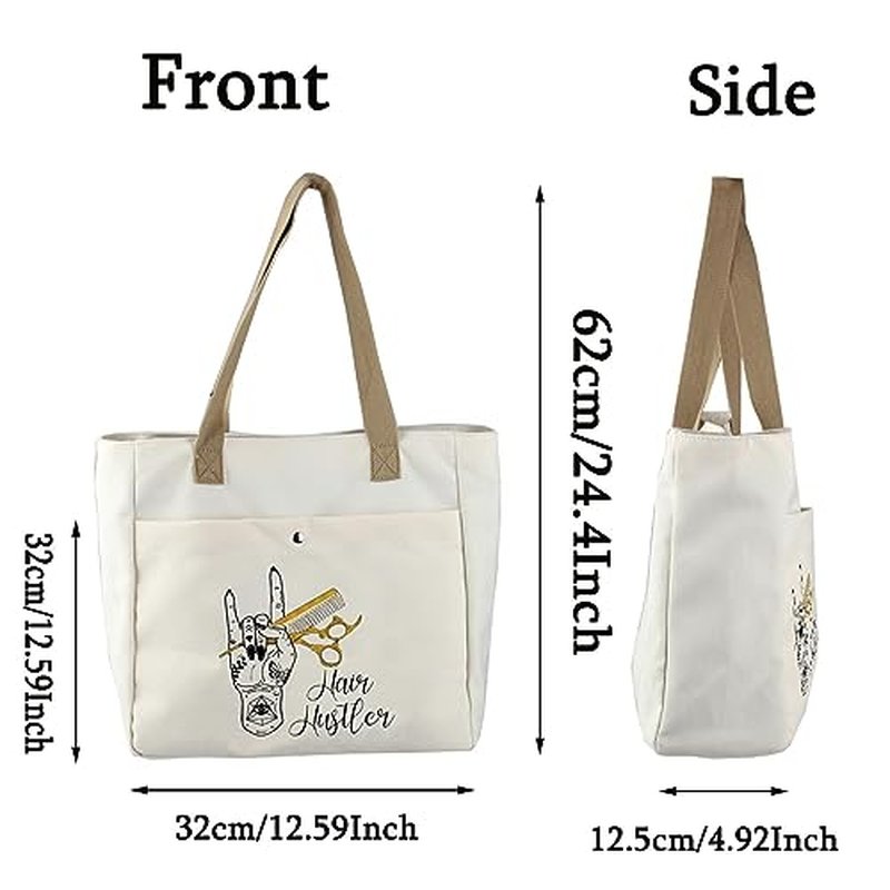 BLUPARK Hairs Hust-ler Hand Gift Hairs Stylist Tote Cosmetologist Gift Hairdresser G-ft Bag Beautician Shopping Bag