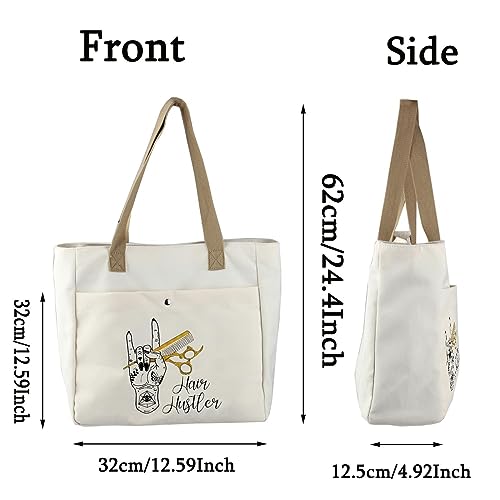 BLUPARK Hairs Hust-ler Hand Gift Hairs Stylist Tote Cosmetologist Gift Hairdresser G-ft Bag Beautician Shopping Bag