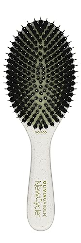 Olivia Garden NewCycle Professional Hair Brush - Smoothing Paddle - Eco-Friendly
