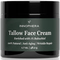Whipped Beef Tallow Face Cream with Bakuchiol - Natural Anti-Aging Moisturizer for Sensitive Skin 1.7 oz