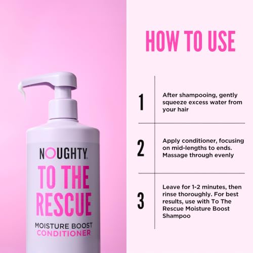 Noughty To The Rescue Moisture Boost Conditioner - 33.8 fl oz, Natural & Vegan