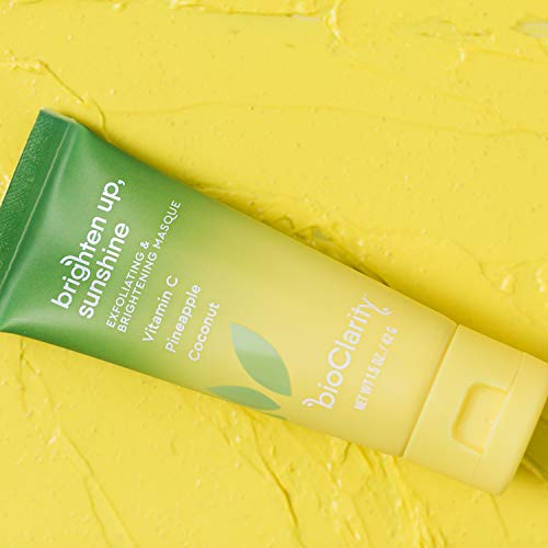 Brightening Face Mask with Vitamin C & Hyaluronic Acid - Vegan Skin Care, 2 oz