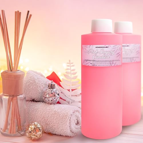 Pink Sugary Candied Body Oil - Natural Fragrance 4 Fl Oz - Luxury Scented - Onisavings