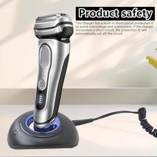 Shaver Charger and Charging Stand for Braun Series 9 8 7 5 3 6, Charger Base for Braun S3 S6 S7 S8 S5 S9 Electric Razor Replacement for Braun Trimmer Charging Dock