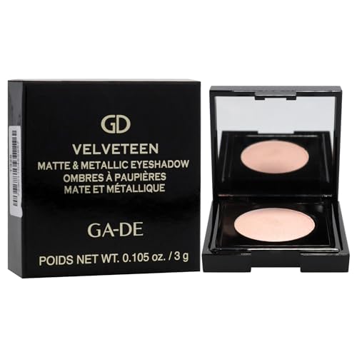 Velveteen Matte Eyeshadow Mono, 228 - Eye Makeup, Pressed Powder EYESHADOW with Almond Oil - Intense or Subtle Shading - 0.105 oz