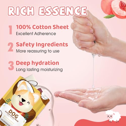G-28 Pack Animal Collagen Face Masks Set for Kids & Teens – Hydrating Fun Masks
