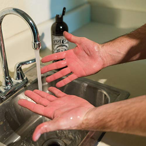 Eagle Grit Heavy Duty Industrial Hand Cleaner ? USA Made Mechanic Soap ? Silica-Based, Solvent-Free Hand Degreaser ? Removes Grease, Oil, Paint, & More ? Moisturizing, Drain & Eco-Friendly ? 3 x 16 Oz