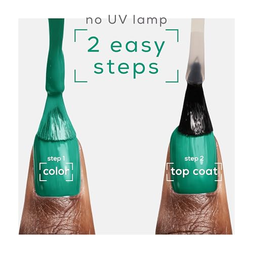 essie Bubbles Only Gel Nail Polish Kit with Top Coat - Longwear, Glossy Finish, 0.46 Fl Oz
