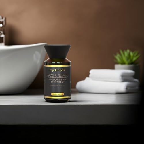Razor Bumps Ingrown Hair Treatment with Organic Rosemary Oil - 130ml (4.3 Fl Oz)