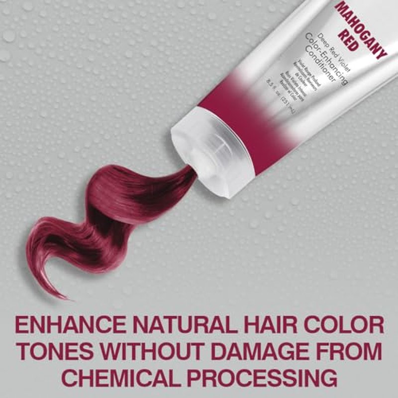 CHI Color Illuminate Conditioner,Helps Maintain Fresh Color In Natural & Color-treated Hair,Sulfate,Paraben,& Cruelty-Free,Mahogany Red,8.5 Oz,(Pack of 2)