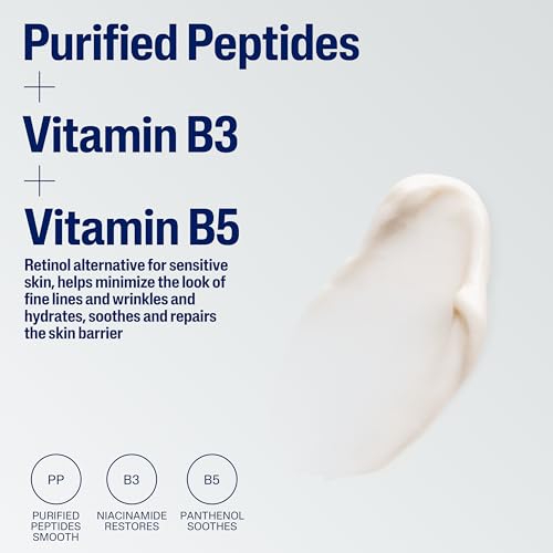 Cetaphil Healthy Renew Moisturizing Day Cream 1.7 Oz, with SPF 30, Skin Tightening Anti Wrinkle Cream for Face with Peptides, Fragrance Free, Retinol Alternative For Sensitive Skin, (Pack of 2)