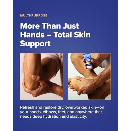 Friction Labs Athletic Hands - Daily Restorative Hand Cream for Active & Dry Skin - Derm Tested Non-Greasy Shea Butter Improves Elasticity & Resilience - Hand Salve for Athletes - Eucalyptus Scent
