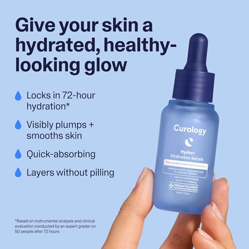 Curology Hydration Serum with Hyaluronic Acid - Plumping & Smoothing Face Care, 1 fl oz
