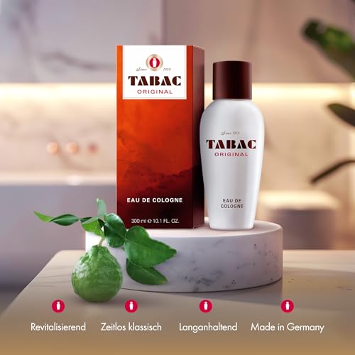 Maurer & Wirtz Tabac Original Eau De Cologne Splash 10.1 Oz for Men - Pack of 1