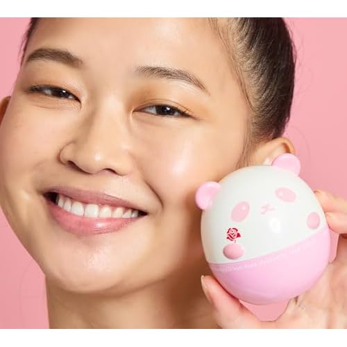 TONYMOLY Panda's Dream Rose Hyaluronic Face Cream, Hydrating Moisturizer All Skin Types, Calming + I'm Real Rose Sheet Mask, Korean Skin Care, Hydrating & Moisturizing, Vitamin Infused Facial, Soothes