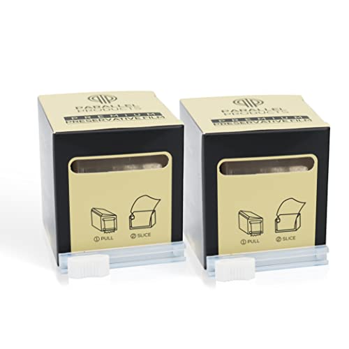 Parallel Products ? Premium Preservative Film - Plastic Wrap for Brow and Lash PMU ? For Use with Lamination, Microblading or Tint Kit ? For use on Eyebrows and Eyelashes ? BPA Free ? 300m 2-Pack