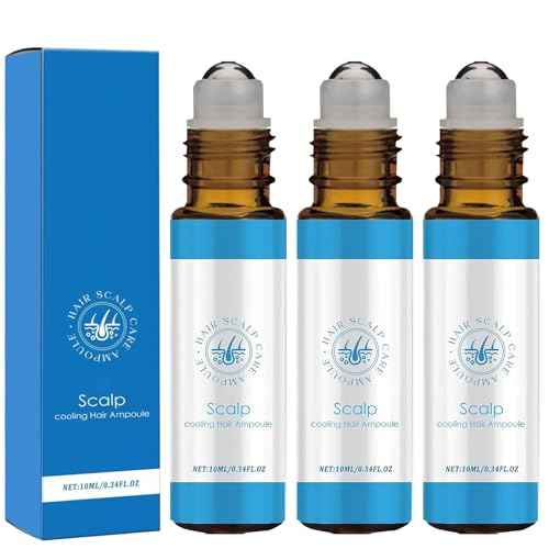 Advanced Hair Growth Roll on, Nourishes Scalp & Roots, Vitamin E & Natural Oils, Promotes Growth, Reduces Hair Loss(10ml) - For Men & Women (3PCS)