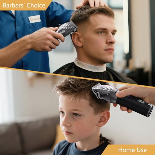 FADEKING¢ç Cordless Hair Clippers and Beard Trimmer for Men, Professional Barber Kit for Hair Cutting and Beard Styling, Premium Grooming Gift for Men