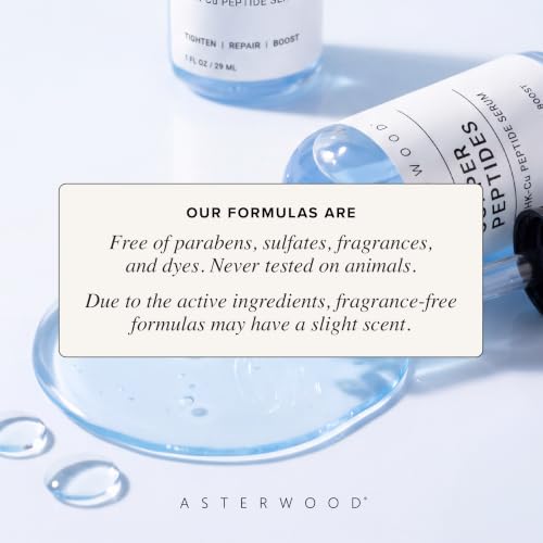 Copper Peptides Serum for Face 2 Fl Oz - Hydrating Anti-Aging Skin Treatment