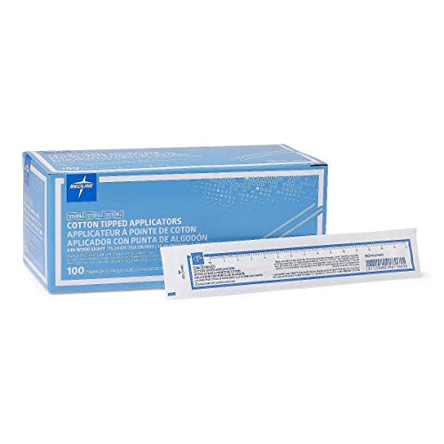 Medline Sterile Cotton-Tipped Wood Applicator, 6", Ideal for Applying Medication, Cleaning SKin, Arts & Crafts and more (Pack of 2000)