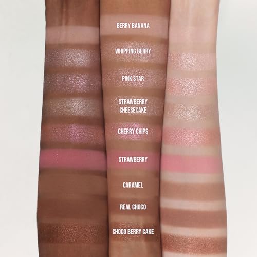 Dasique Shadow Palette #19 Candy Berry l Vegan, Cruelty-Free l 9 Blendable Shades in Smooth Matte and Shimmer Finishes with Gorgeous Pearls