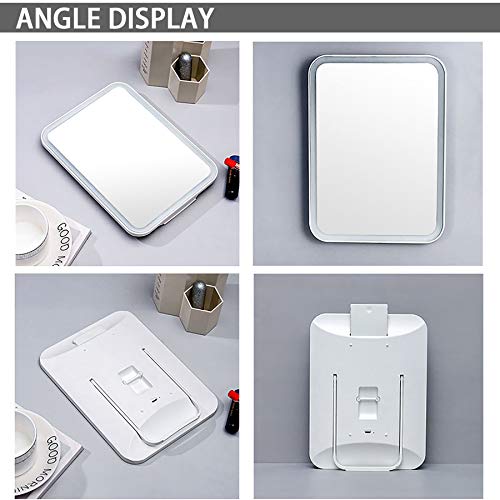 KOOKIN Lighted Makeup Mirror with 3 Color Modes & 5X Magnifier, Rechargeable LED Vanity Mirror